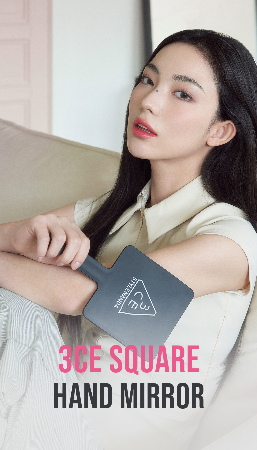 3CE 스퀘어 핸드 미러 상세페이지